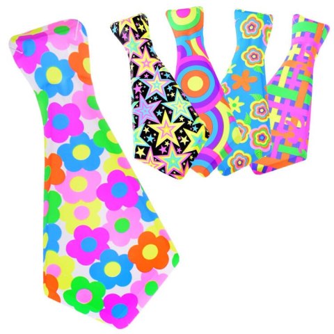 JOKOMISIADA WYSTRZAŁOWY kolorowy KRAWAT na gumce na bal imprezę karnawał ZA0681