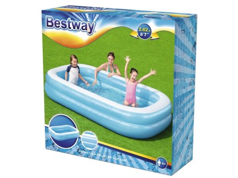 Bestway Bestway Basen dmuchany rodzinny 262x175cm 54006