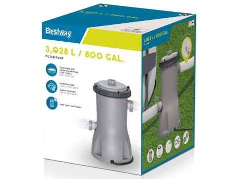 Bestway Bestway Pompa filtrująca do basenu wyd 3m3/h 58386