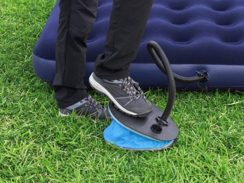 Bestway Bestway Pompka nożna do materaca + 2 różne adaptery 29x22cm 62005