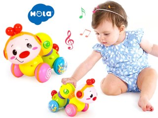 Hola Gąsieniczka Interaktywna jeżdząca kolorowa ZA1188