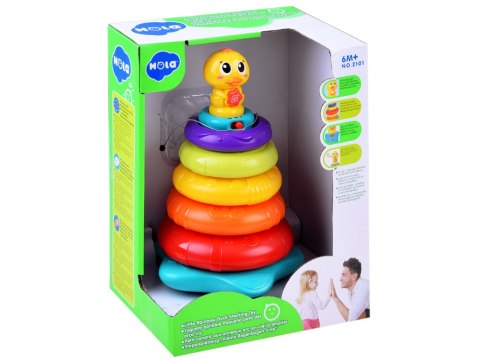 Hola Interaktywna PIRAMIDA Grająca Kaczuszka ZA1484