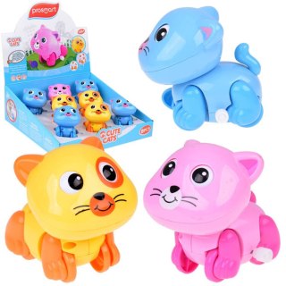 Hola Nakręcany kolorowy Kotek Psotek rusza ogonkiem zabawka ZA1190