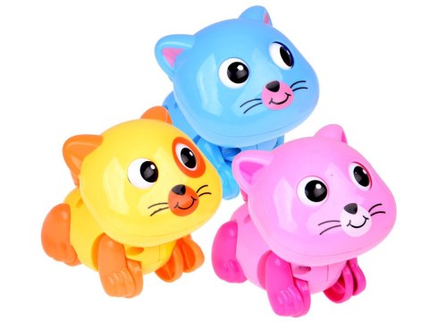 Hola Nakręcany kolorowy Kotek Psotek rusza ogonkiem zabawka ZA1190