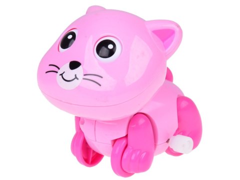 Hola Nakręcany kolorowy Kotek Psotek rusza ogonkiem zabawka ZA1190