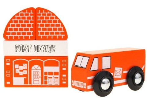 JOKOMISIADA Drewniane klocki MIASTECZKO Straż pożarna ZA1804