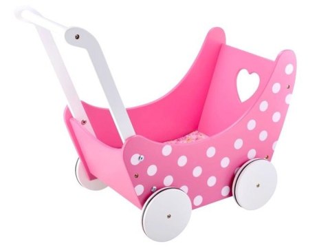 JOKOMISIADA Drewniany WÓZEK dla lalek pchaczyk retro ZA2250