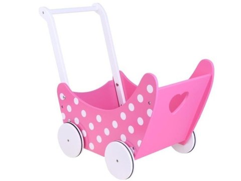 JOKOMISIADA Drewniany WÓZEK dla lalek pchaczyk retro ZA2250