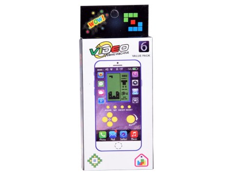 JOKOMISIADA Gra elektroniczna TETRIS kieszonkowa wersja kultowej gry tetris GR0211