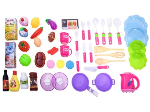 JOKOMISIADA Interaktywna Kuchnia dla dzieci LODÓWKA + akcesoria ZA2196