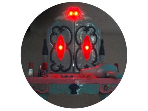 JOKOMISIADA Interaktywna TOALETKA dla księżniczki AKCESORIA Melodie + światło ZA1510