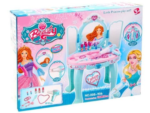 JOKOMISIADA Interaktywna TOALETKA dla księżniczki AKCESORIA Melodie + światło ZA1510