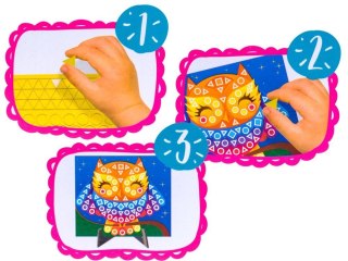 JOKOMISIADA Kreatywna WYKLEJANKA piankowa mozaika SOWA ZA2127