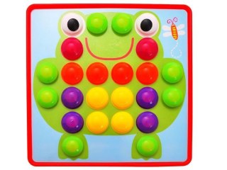 JOKOMISIADA Kreatywna mozaika Montessori UKŁADANKA guzikowa - obrazki pinezki ZA1706