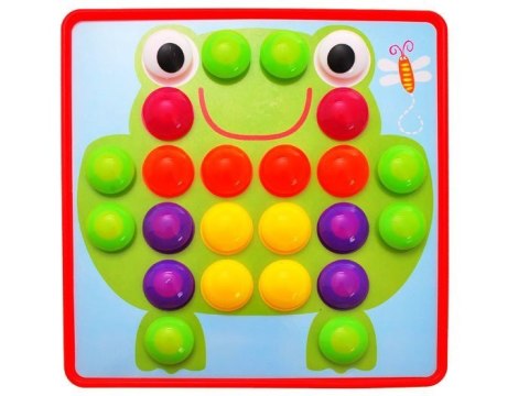 JOKOMISIADA Kreatywna mozaika Montessori UKŁADANKA guzikowa - obrazki pinezki ZA1706