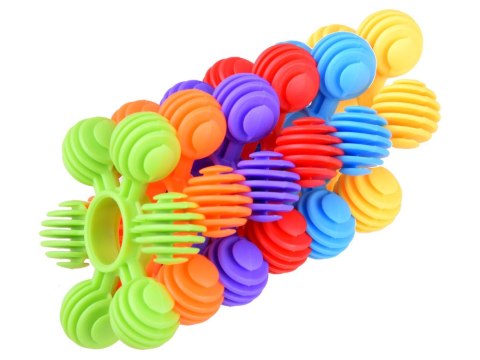 JOKOMISIADA Kreatywne klocki 72 elementy mini wafle Płatki śniegu gwiazdki ZA1688