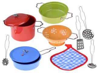 JOKOMISIADA Malowane GARNKI Małego kucharza Naczynia ZA1608