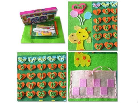 JOKOMISIADA Materiałowy Kalendarz Zestaw Kreatywny ZA1540