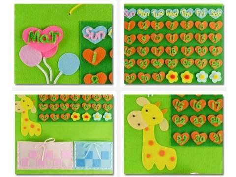 JOKOMISIADA Materiałowy Kalendarz Zestaw Kreatywny ZA1540