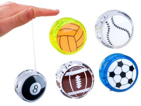 JOKOMISIADA Super świecące YoYo Jojo Gra zręcznościowa ZA2096