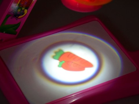 JOKOMISIADA Tablica Rzutnik Projektor z koroną + Pisaki TA0067