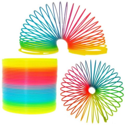 JOKOMISIADA Tęczowo perłowa SPRĘŻYNA do zabawy ZA1255