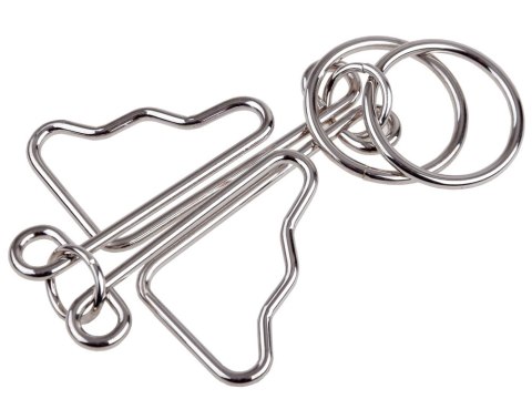 JOKOMISIADA Zestaw łamigłówek metalowych puzzle układanka logiczna ZA1132