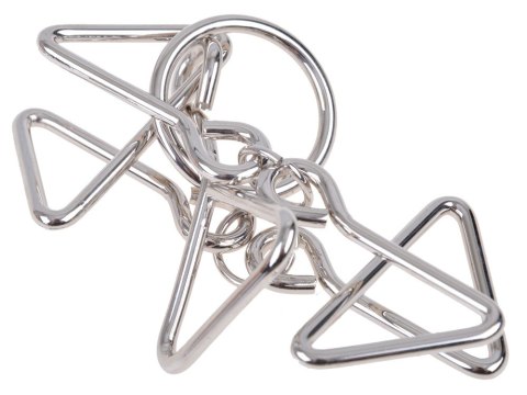 JOKOMISIADA Zestaw łamigłówek metalowych puzzle układanka logiczna ZA1132