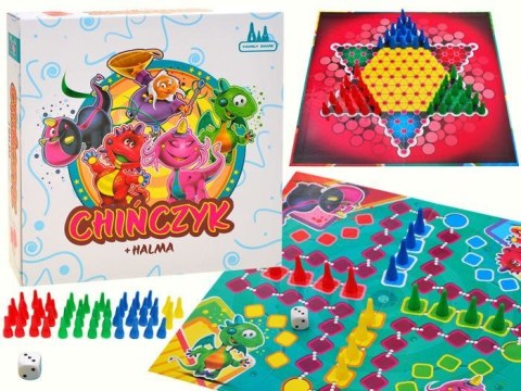 Jawa Jawa Dwustronna gra planszowa CHIŃCZYK i HALMA 2w1 GR0269