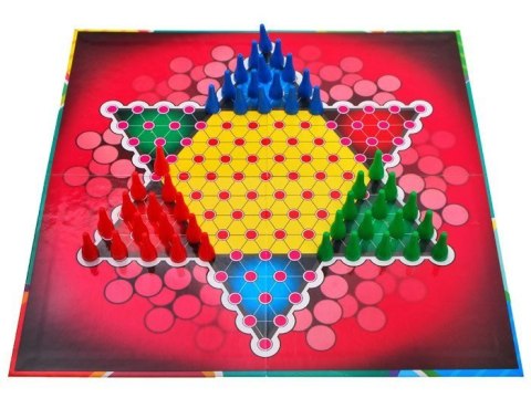 Jawa Jawa Dwustronna gra planszowa CHIŃCZYK i HALMA 2w1 GR0269