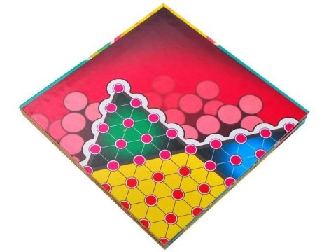 Jawa Jawa Dwustronna gra planszowa CHIŃCZYK i HALMA 2w1 GR0269