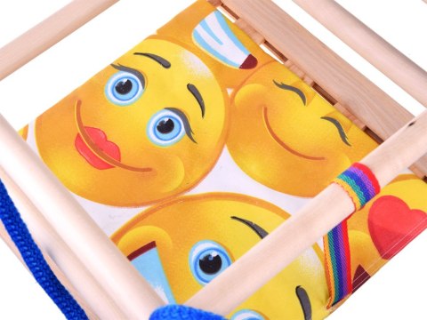 Malimas Kolorowa HUŚTAWKA drewniana + poduszka SP0210