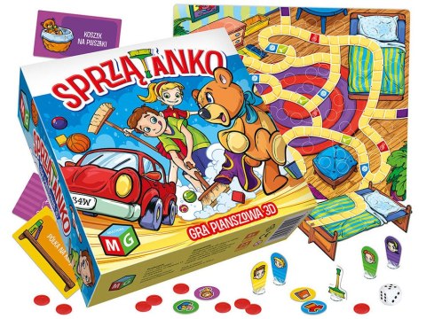 Multigra Multigra Sprzątanko gra planszowa 3D GR0294