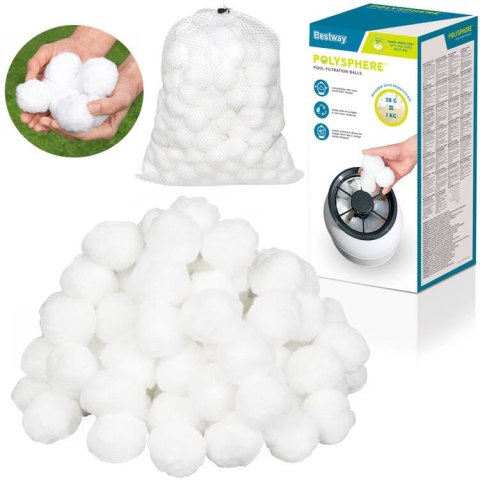 Bestway Bestway Flowclear Kulki filtracyjne do pompy piaskowej 500g 58475