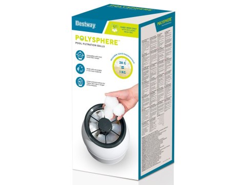 Bestway Bestway Flowclear Kulki filtracyjne do pompy piaskowej 500g 58475