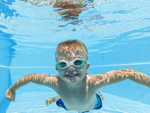 Bestway Bestway Okularki do pływania ACCELERA dla dzieci google basenowe 3+ 21062