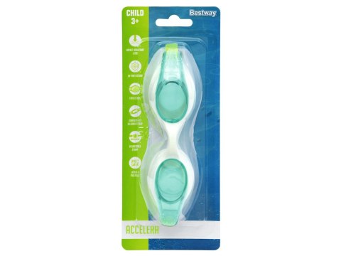 Bestway Bestway Okularki do pływania ACCELERA dla dzieci google basenowe 3+ 21062