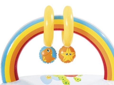 Bestway Bestway dmuchana lekka Mata do przewijania dla niemowlaka + zabawki 52241