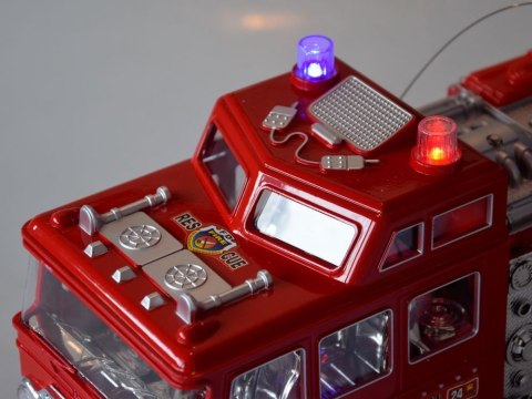 JOKOMISIADA Auto Straż pożarna na pilota sygnał światło RC0451