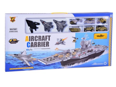 JOKOMISIADA Duży LOTNISKOWIEC wojskowy + samoloty auta ZA2355