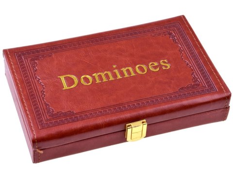 JOKOMISIADA Gra logiczna DOMINO w eleganckie pudełko GR0335