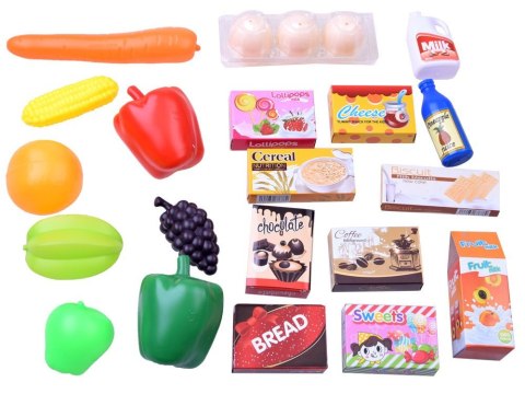 JOKOMISIADA Kasa fiskalna SUPERMARKET koszyk Sklep ze skanerem ZA2681