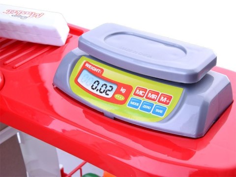 JOKOMISIADA Kasa fiskalna SUPERMARKET koszyk Sklep ze skanerem ZA2681