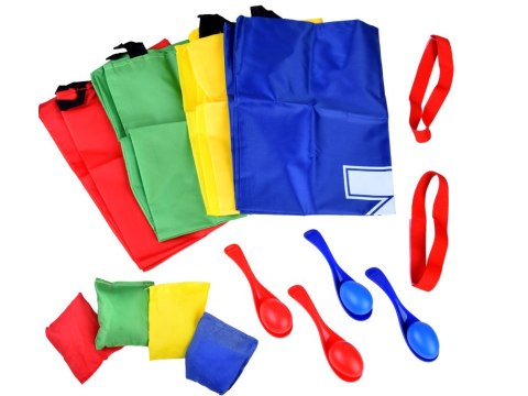 JOKOMISIADA Kinderparty Worki do skakania jajka łyżki SP0568