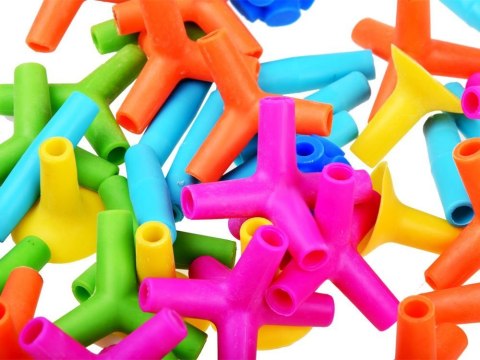 JOKOMISIADA Klocki Konstrukcyjne Słomki Patyczki 106ele ZA2950