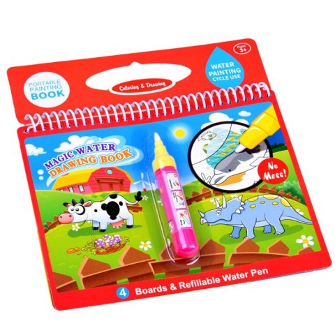 JOKOMISIADA Kolorowanka wodna z pisakiem zwierzęta ZA2996