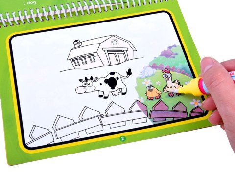 JOKOMISIADA Kolorowanka wodna z pisakiem zwierzęta ZA2996