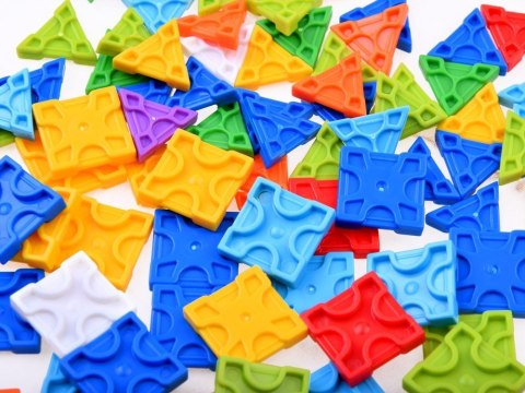 JOKOMISIADA Kolorowe kreatywne Klocki 3D PAW 227ele ZA2519