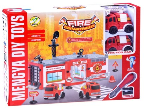 JOKOMISIADA Konstrukcyjne klocki STRAŻ POLICJA 59 ele. ZA2443