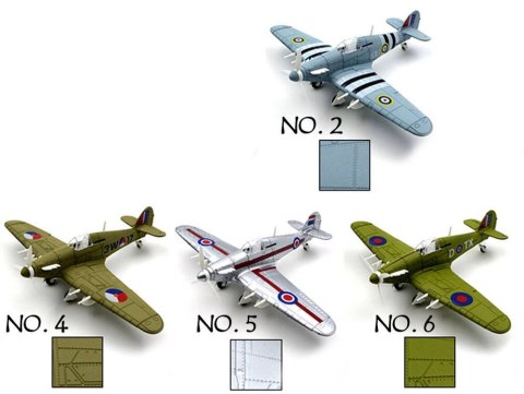 JOKOMISIADA Model do składania Samolot Hawker Hurricane ZA2588